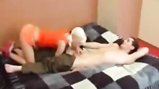 A sister could not resist her brother and had to fuck with him