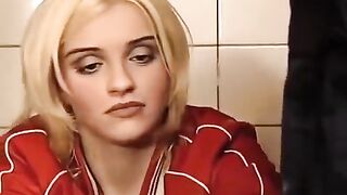 A hot chick had sex accidently with a guy in the washer machine