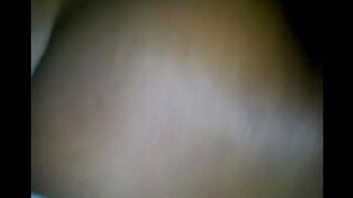 A cute black girl has a tight crotch that can barely fit a big member
