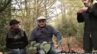Pervert dad and son raped their kin in the forest, clothes off