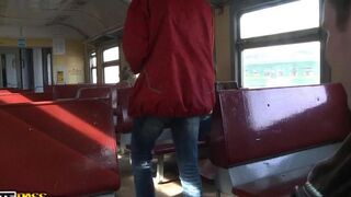 A young girl was picked up on the train and a steamy encounter ensued