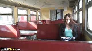 A young girl was picked up on the train and a steamy encounter ensued