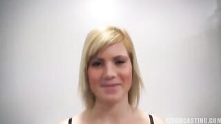 A beautiful 25-year-old Czech girl came to porn casting for the first time