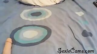 Fingered toys in front of the camera