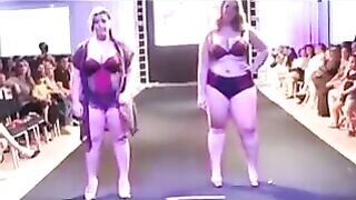 Fatty bitches running on the boardwalk for money