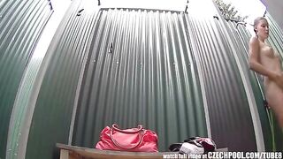 A secret camera was installed in the shower room of a female