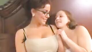 A mother introduces her young daughter to the mysteries of pleasure