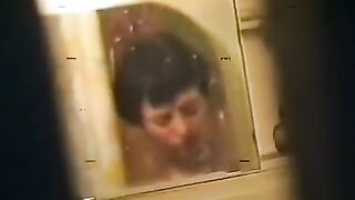 A drunken woman was having a bath, when a soldier came and fucked her