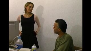 An old man fucked her younger sister, it was a secret