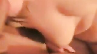 A woman spreads her legs to show her holes and cunny hole