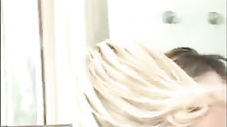 Blondes have their asses and vagina handled by men in this hot video