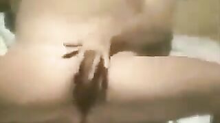 A girl wanking on the beach caught by a hidden camera
