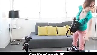 Petite teen Cassidy Klein gets fucked hard in her casting session