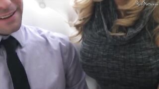 A cute woman with a shaved pussy is fucked by her lover