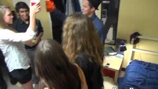 Instead of paying the debt, the students offered a wild party to the collector