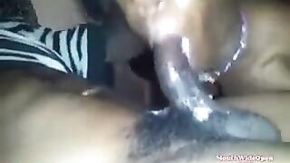 It is much more pleasant to lick a huge black cock than to suck it