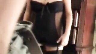 A hot wife in corset porn who loves to be dominated
