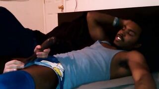 Black beauties fuck with a white boy who has a huge cock in this eporn scene