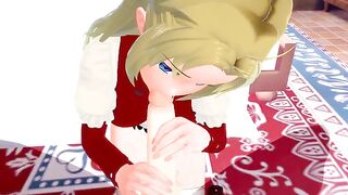 Jobless Reincarnation Mushoku Tensei - Eris Greyrat gets her pussy filled with cum in this hot hentai scene