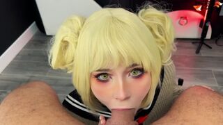 Himiko Toga gets fucked after taking an exam in toga costume