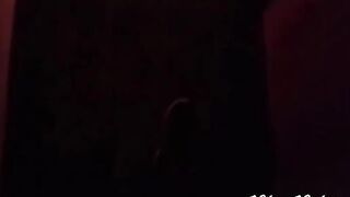 A couple has a rough Halloween sex game involving deep throat and intense passion