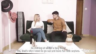 Busty Latina Blanca gets her meat shot in a hot scene