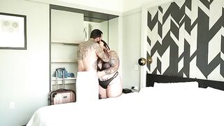 A cheating wife gets fucked by a hotel guest in a steamy encounter