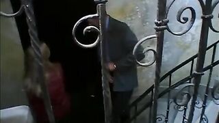 Young courtesan fucked in her stockings to earn some money