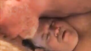 A man enjoyed sex with two girls in an intense threesome