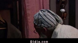 An old man punished his granddaughter for her disrespect