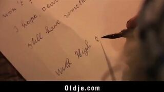 An old man punished his granddaughter for her disrespect