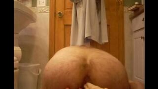 I love feeling a rubber cock in my ass - homemade porn