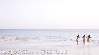 On the beach for nudists - there was something to see and enjoy