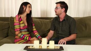 A hot girl is having sex with her massage botanist