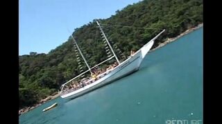A bunch of bitches getting fucked on the yacht, it's epic