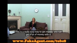 Friends helped to arrange a meeting after casting for a skinny blonde girl