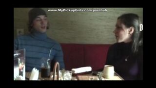 Russian beauty got fucked by a black guy immediately after meeting