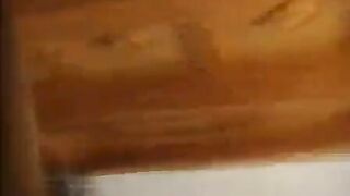 A hot chick is walking around the house with no panties, eporn style
