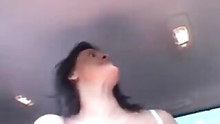 Three cool guys brought a prostitute to the forest and fucked her hard in a rough session