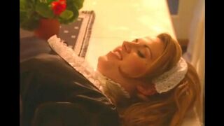 The bald man licks the cunny of a housekeeper and fucks her