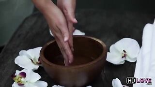 Massage with a pleasant girl is always something erotic
