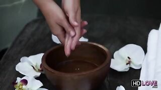 Massage with a pleasant girl is always something erotic