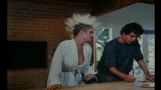 Hot girls watching retro porn and fucking like in the past