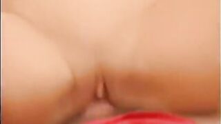 A blonde with a wide hole that is very easy to penetrate