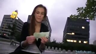 The beauty was picked up and fucked right on the street in POV style