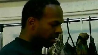 Black men enjoy each other with passion and intensity
