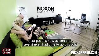 It is nice to fuck with the girl in power, at her working place