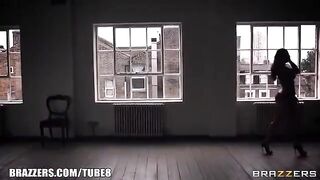 Fits girl with big natural boobs in anal sex