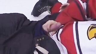 Hockey fan offered the player to fuck her in ass