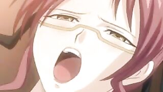 Hentai with the cleaning lady's daughter and the owner's son, full of passion